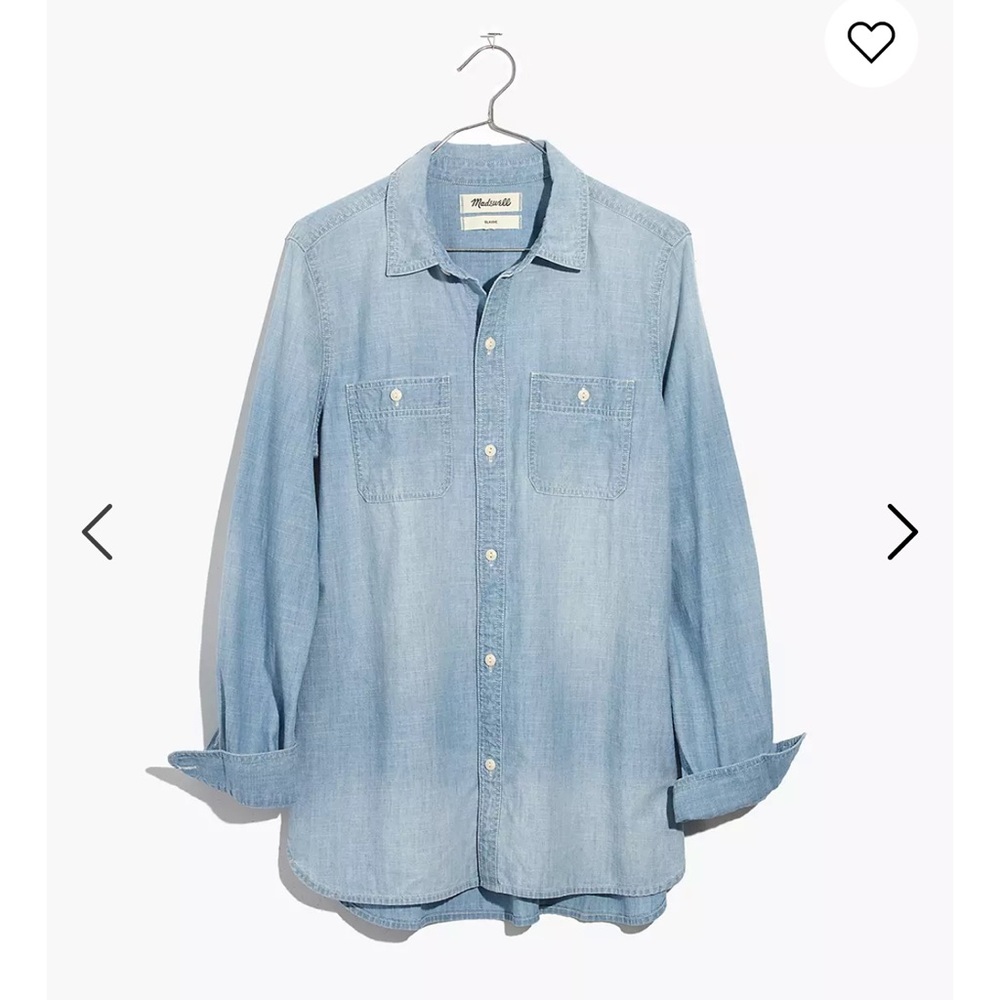 NWOT Madewell | Classic ex-boyfriend chambray